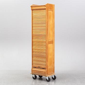 An oak file cabinet, first half of the 20th century.