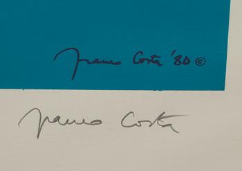 FRANCO COSTA, färglitografi, signerad.