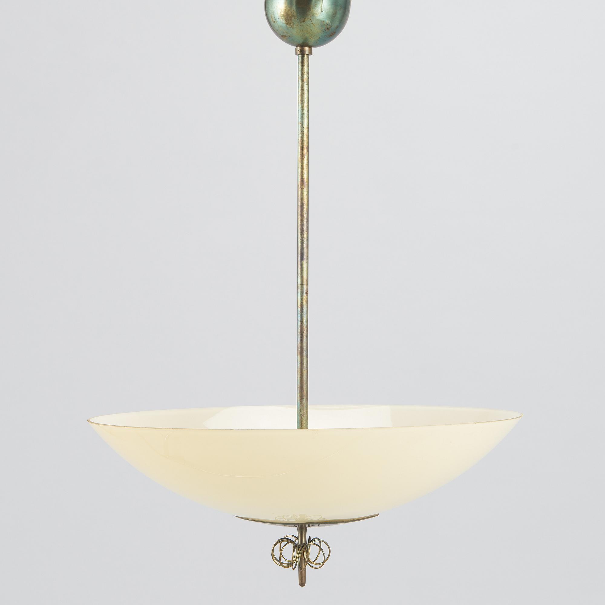 Paavo Tynell, Ceiling lamp for Taito. Made to order 1950.