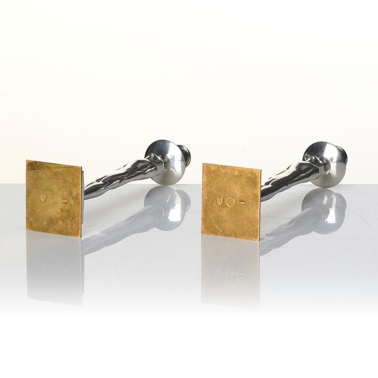 Edvin Öhrström, a pair of 'Egyptian' candlesticks, Svenskt Tenn, Stockholm 1988.