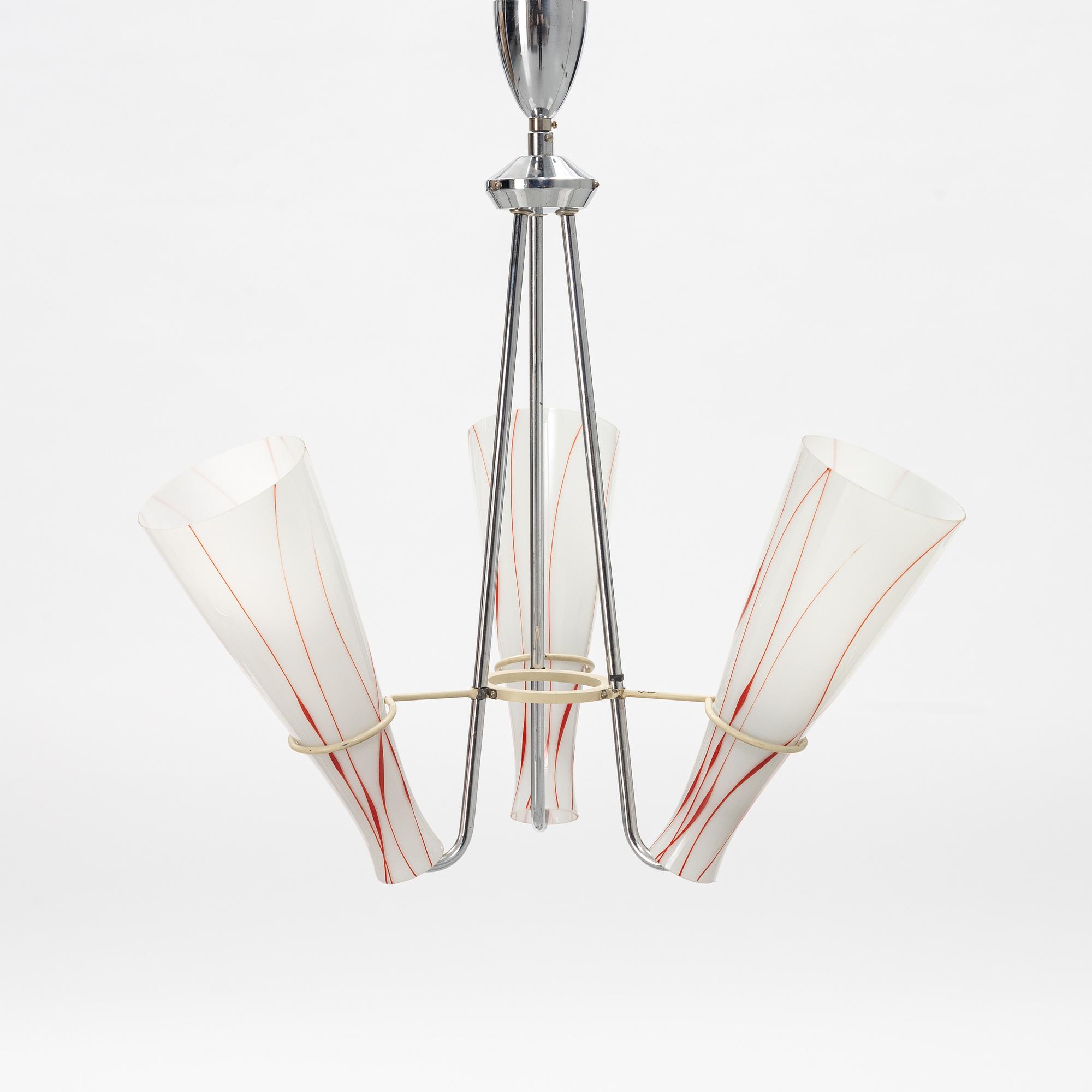A mid 20th century ceiling lamp.