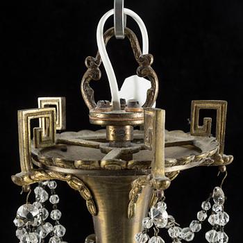 A Louis VXI style chandelier from around year 1900.