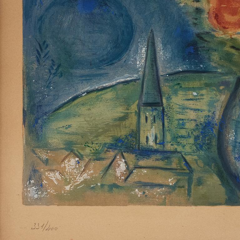 Marc Chagall Efter, "Les Coquelicots".