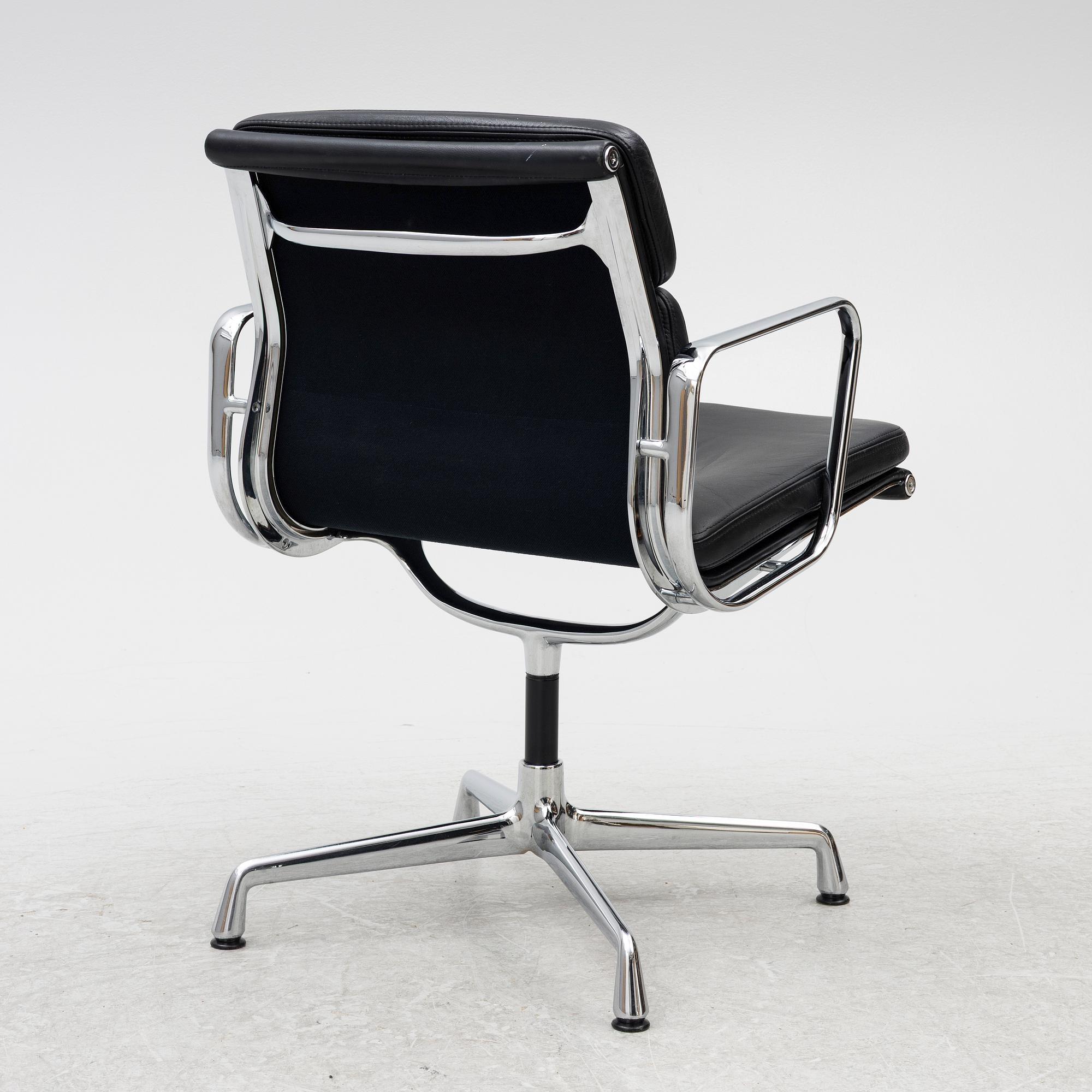Charles & Ray Eames, an 'EA208 Soft Pad Chair' swivel chair, Vitra, 2010's.