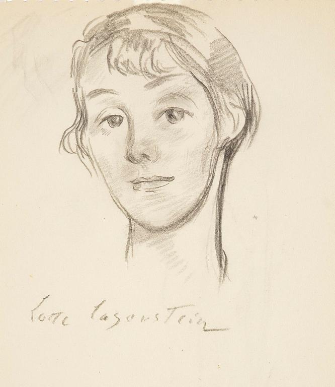 Lotte Laserstein, Flicka med kort hår.