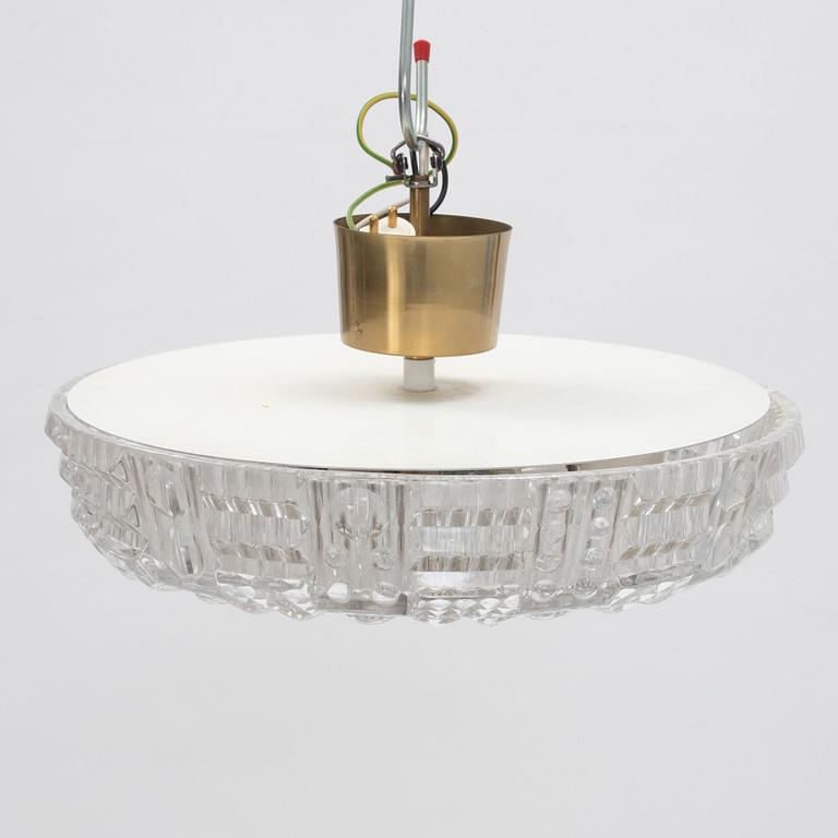 Carl Fagerlund, a ceiling light, Orrefors, 1960's/70's.