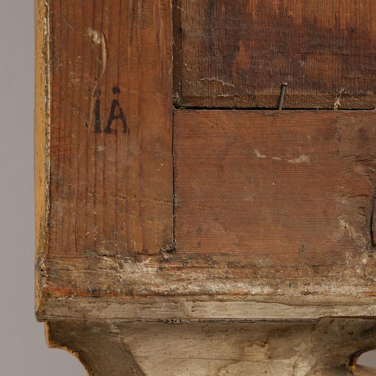 Spegel, Stockholmsarbete, sent 1700-tal, Gustaviansk.
