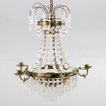 Chandelier, Gustavian style, early 20th century.