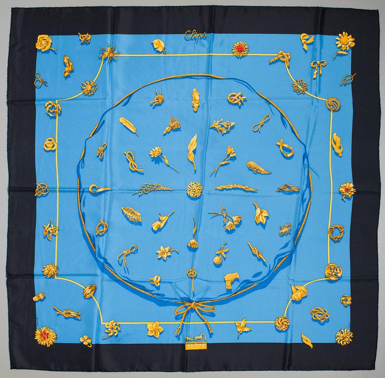 HERMÉS, scarf, "Clips".