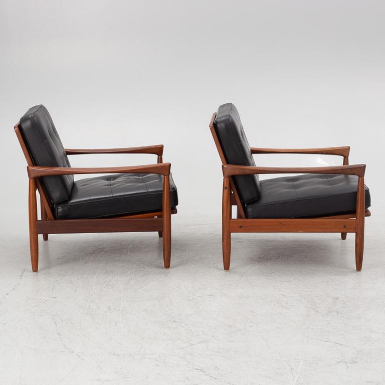 Erik Wørts, armchairs a pair, "Kolding", IKEA, 1960s.