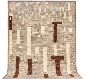 A Morocco carpet, c. 374 x 278 cm.