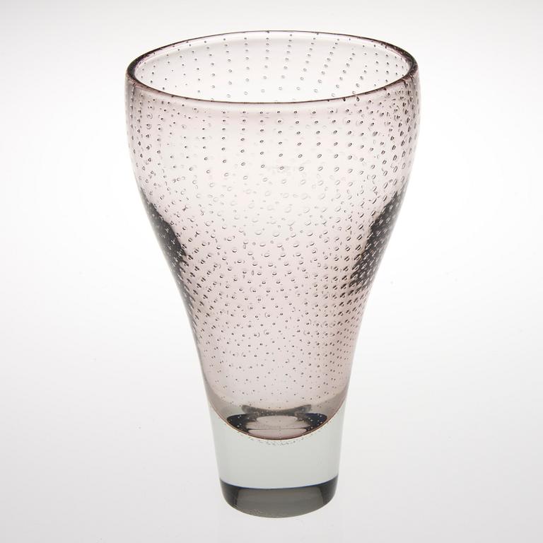 VAS, glas, signerad Gunnel Nyman Nuutajärvi Notsjö -56.