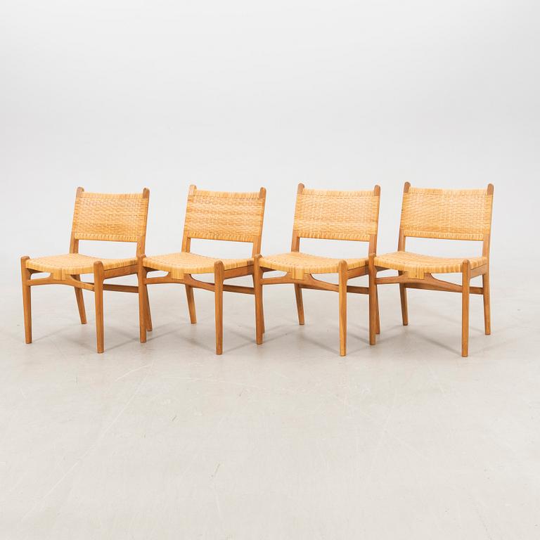 Hans J. Wegner, chairs 4 pcs model "CH31", Carl Hansen & Son, Denmark, later part of the 20th century.