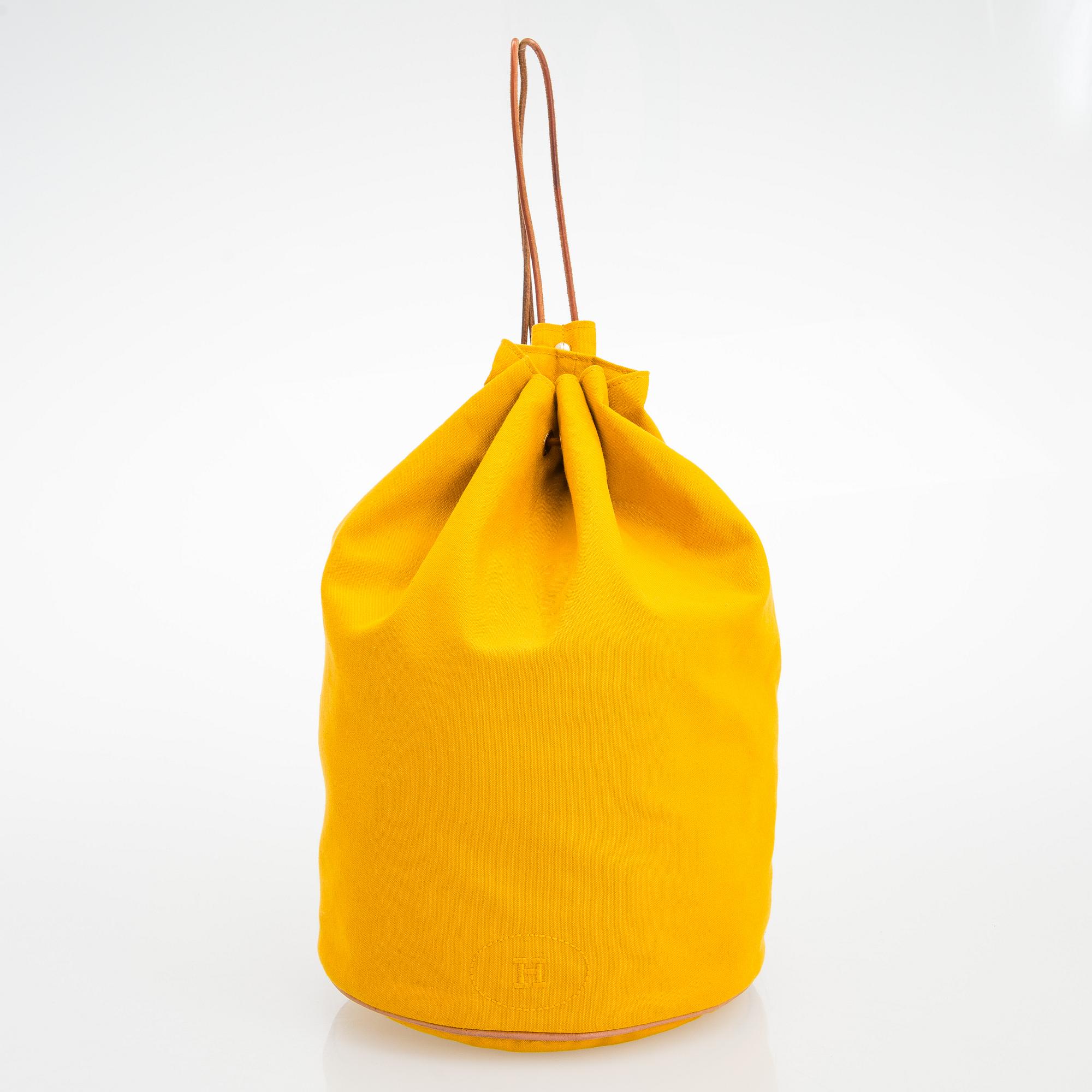 Hermès, A 'Polochon Mimile' backpack.
