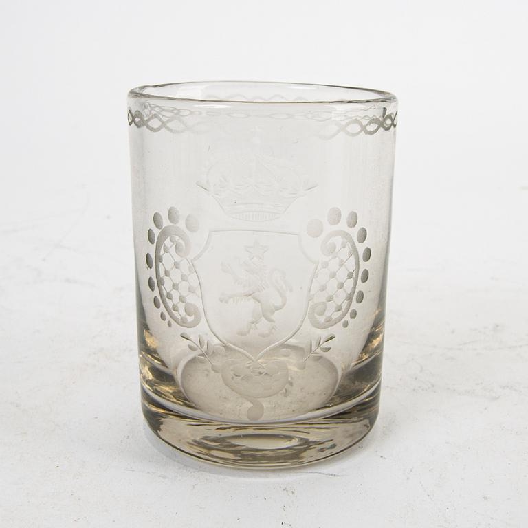 A set of 4+4+2 glasses 20th century.