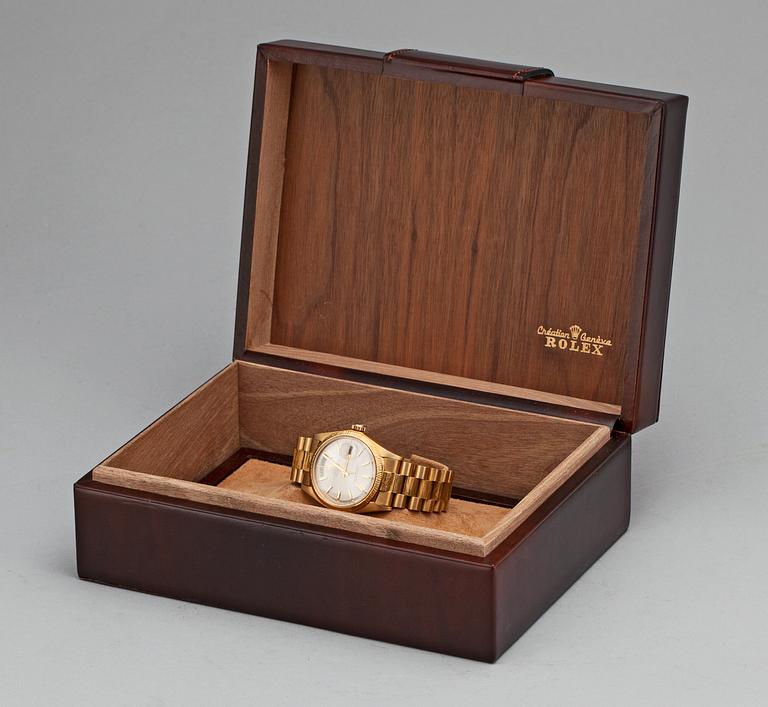 A Rolex Day-Date gentleman's wrist watch, c. 1959.