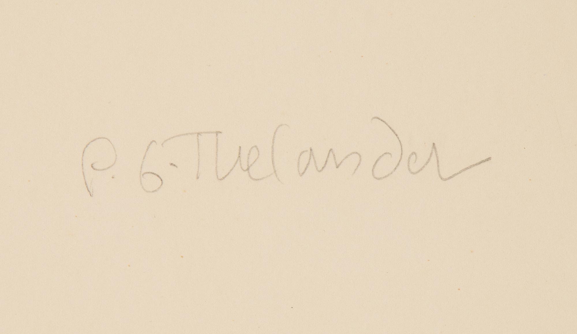 PG Thelander, etching with separtin coloured plates, 1965, signed 8/20.