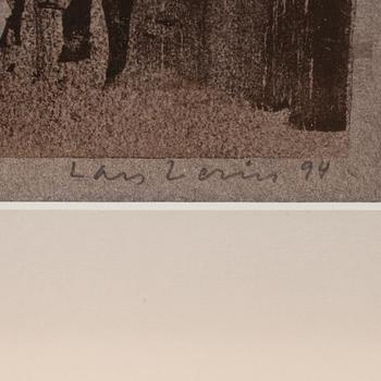 LARS LERIN, träsnitt, signerat och daterat -94, p.t.