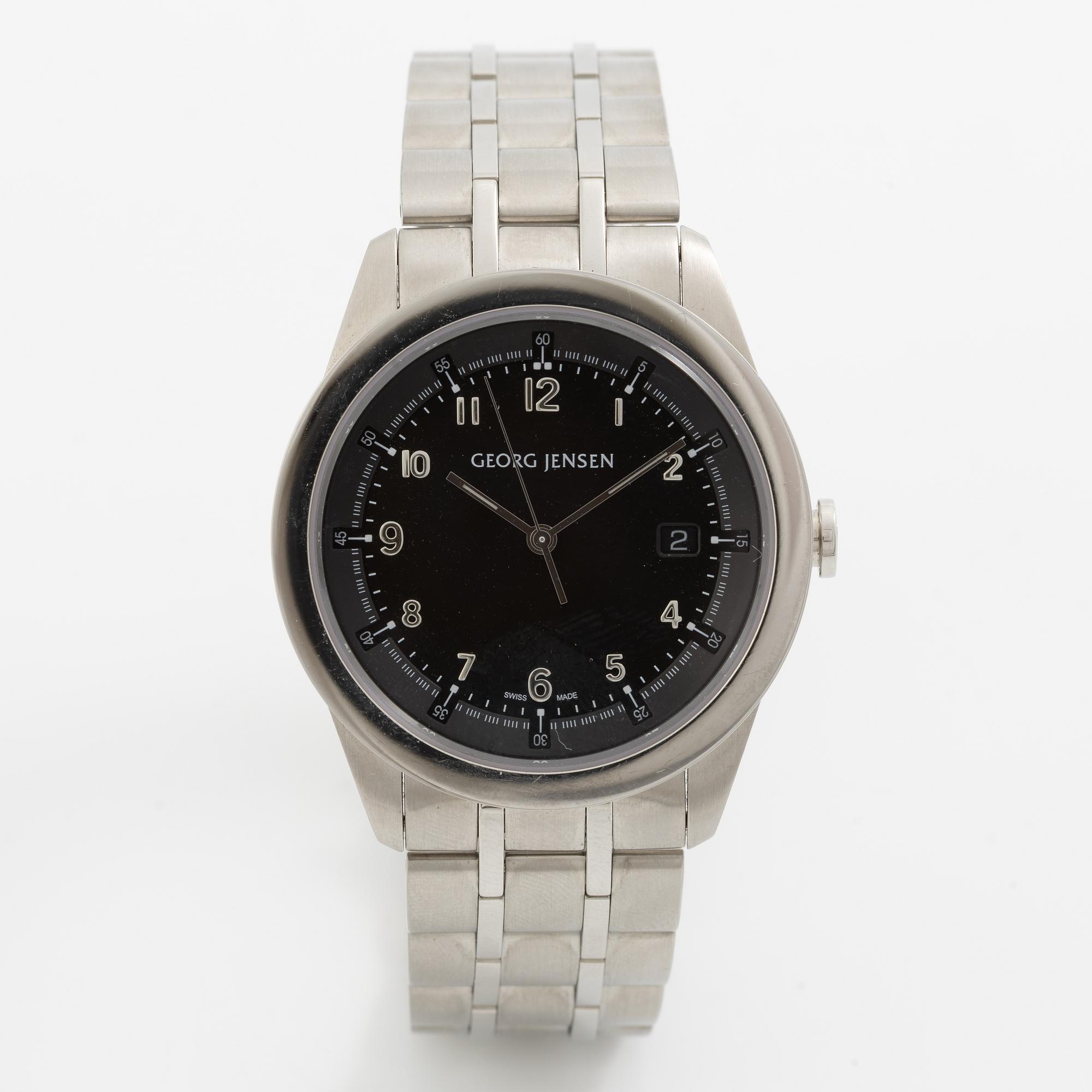 Georg Jensen, Wristwatch, Vice, design Barth, wristwatch, 40 mm.