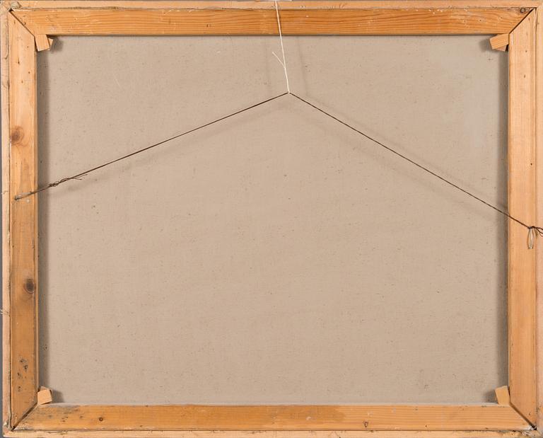 TUOMAS NELIMARKKA, öljy kankaalle, signeerattu ja päivätty -57.