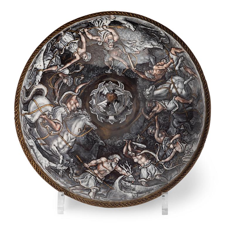 LOCK. Limoges, 1500/1600-tal.