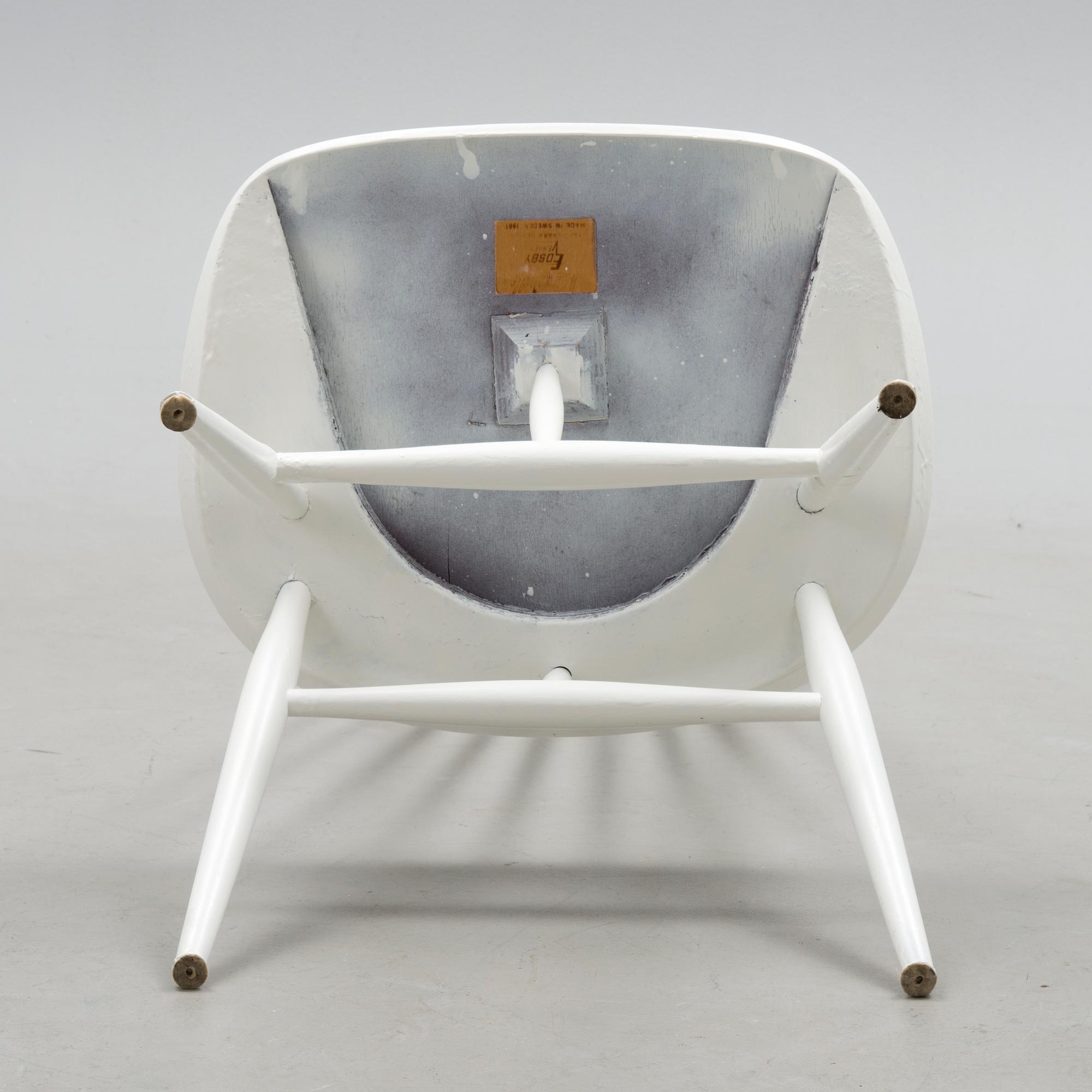 ILMARI TAPIOVAARA, stol, "Mademoiselle" Edsbyverken. 1960-tal.