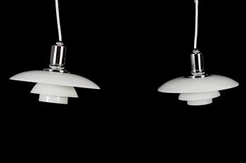 TAKLAMPOR, 2 st, "PH 2/1", Poul Henningsen för Louis Poulsen, Danmark.