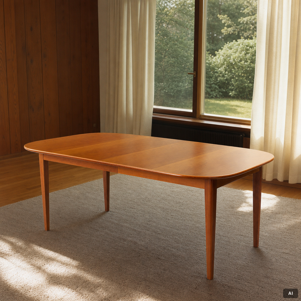 Josef Frank, dining table model 947, Svenskt Tenn, after 1985.
