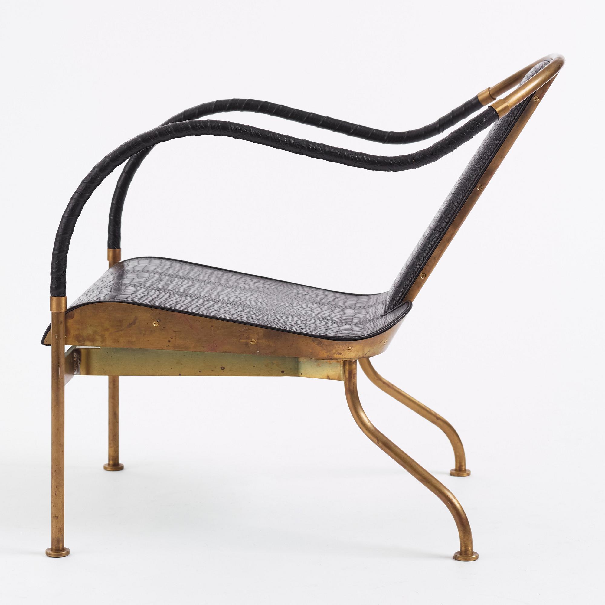 Mats Theselius, an 'el Rey' armchair, ed. 153/360, Källemo, Sweden, post 1999.