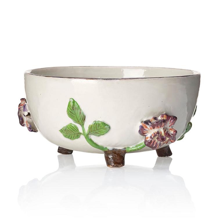 A Swedish Marieberg faience bowl, period of Ehrenreich (1758-66).