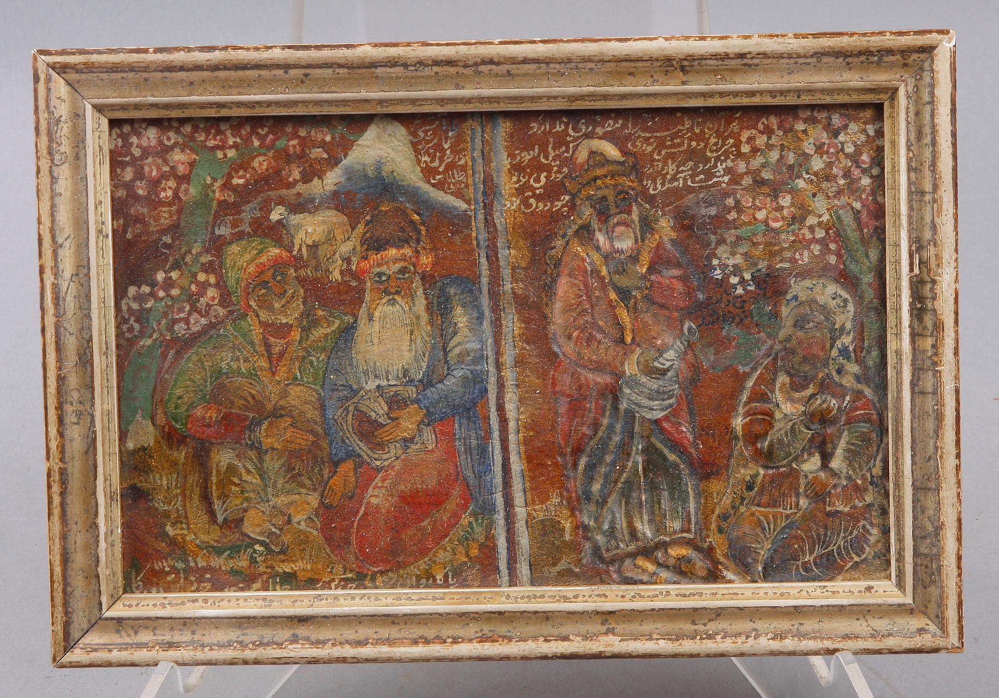 OKÄND KONSTNÄR. Olja på pannå. 1900-tal.