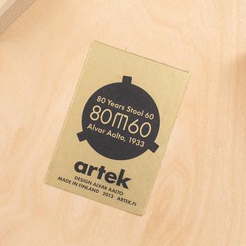 ALVAR AALTO, a five piece birch dining suite from Artek, Finland.