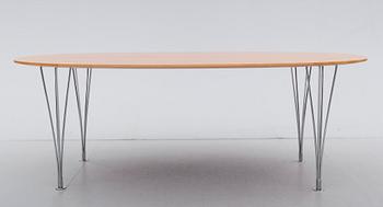 BORD, "Superelips", Bruno Mathsson, Piet Hein, Fritz Hansen, 1900-talets andra hälft.