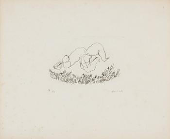 Jean Fautrier, Figure compositions, 2 pcs.