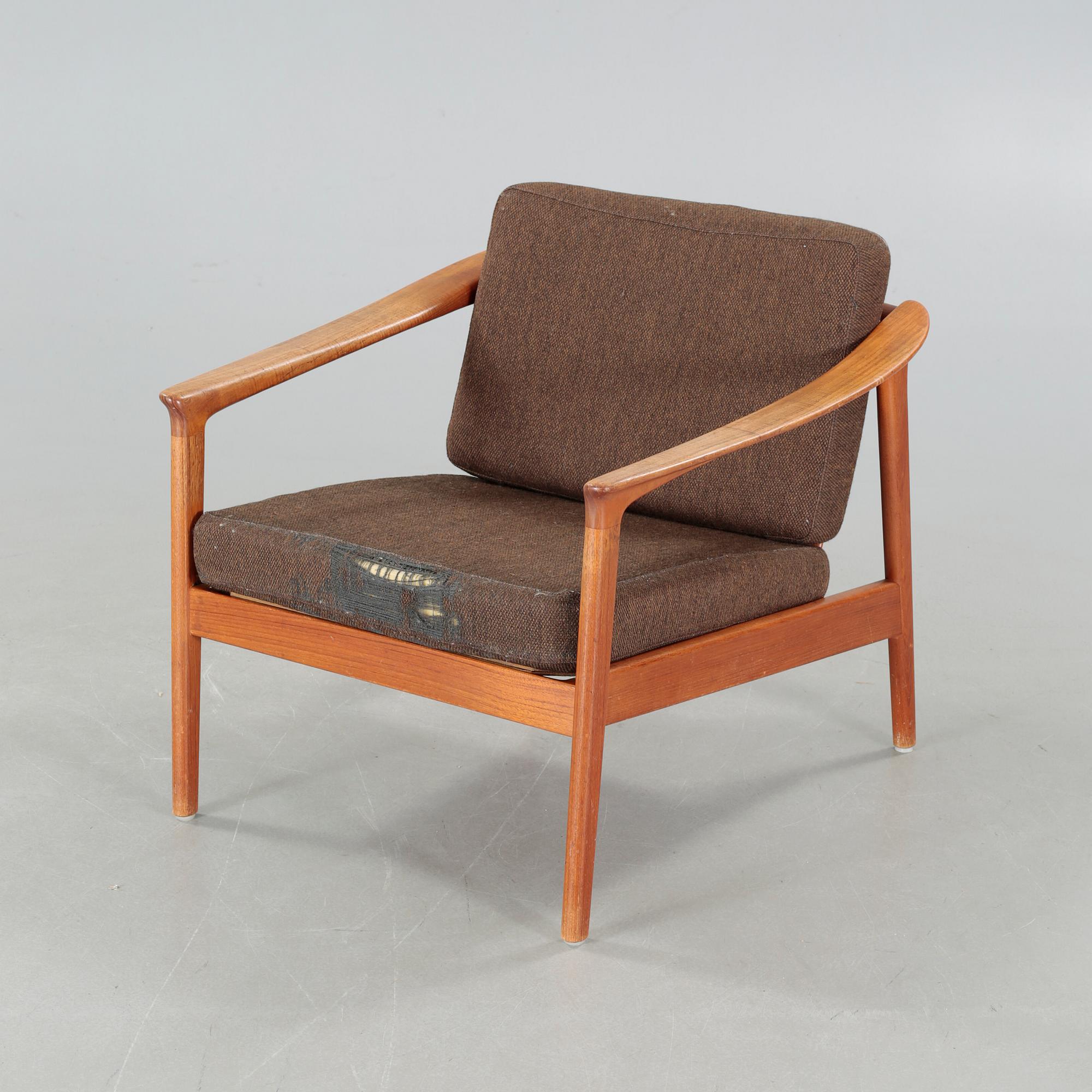 FOLKE OLSSON, fåtölj, "Monterey"/"5-162", AB Svenska Möbelfabrikerna, Bodafors, daterad 1963.