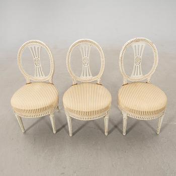 Chairs 6 pcs Sengustavian Lindomar work, first half of the 19th century.