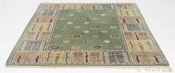 Märta Måås-Fjetterström, a carpet, 'Älgö', knotted pile, c. 248 x 178 cm, signed AB MMF.