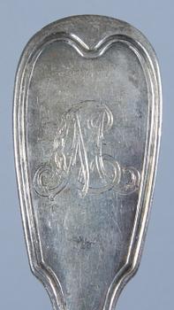 BESTICK, 38 delar, silver, Frankrike 1800/1900-tal.