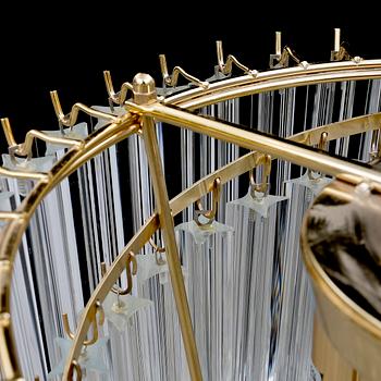 TAKKRONA, Venini, Murano, Italien, 1900-talets andra hälft. Höjd ca 107 cm.