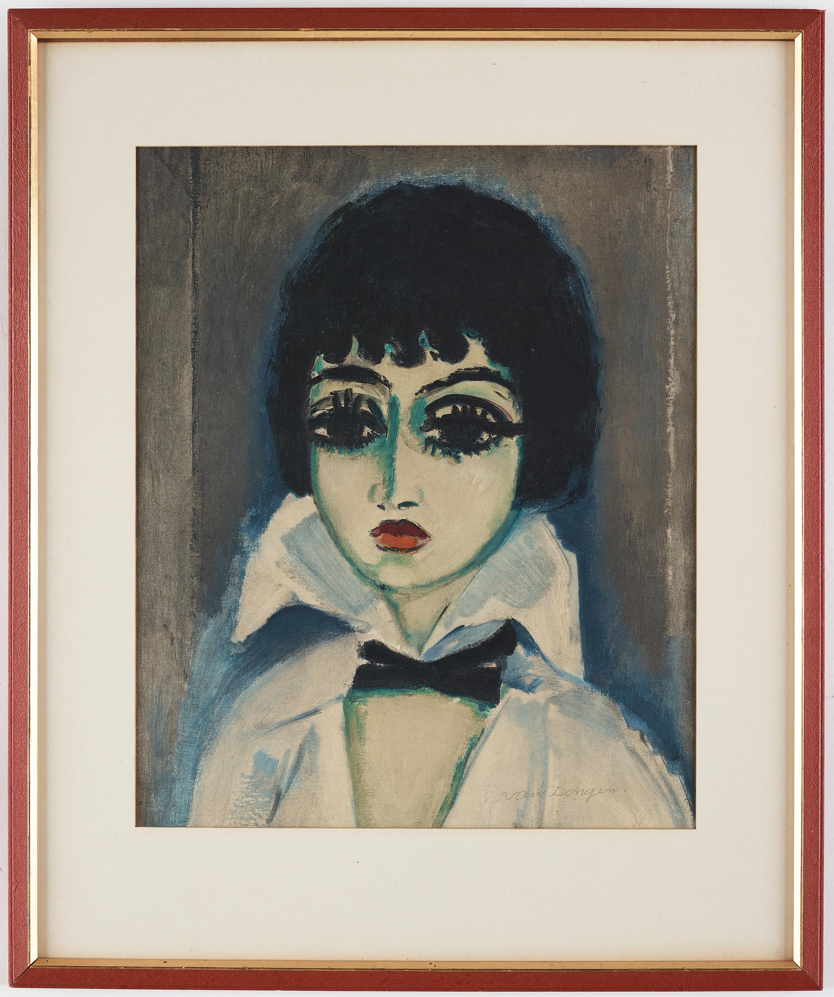 KEES VAN DONGEN, after, lithographic poster, signed.