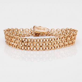 ARMBAND, 18K guld, svenska stämplar, 1978. Vikt ca 22 g.