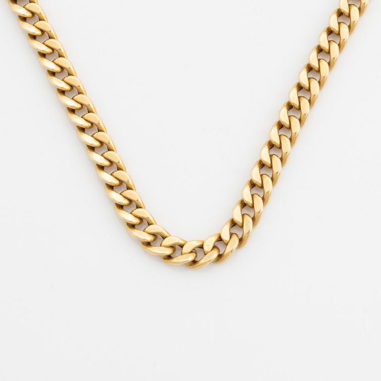 18K gold necklace, Balesta.