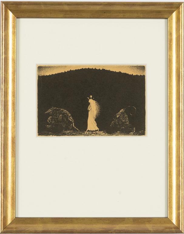 John Bauer, "Trollens Styfdotter".