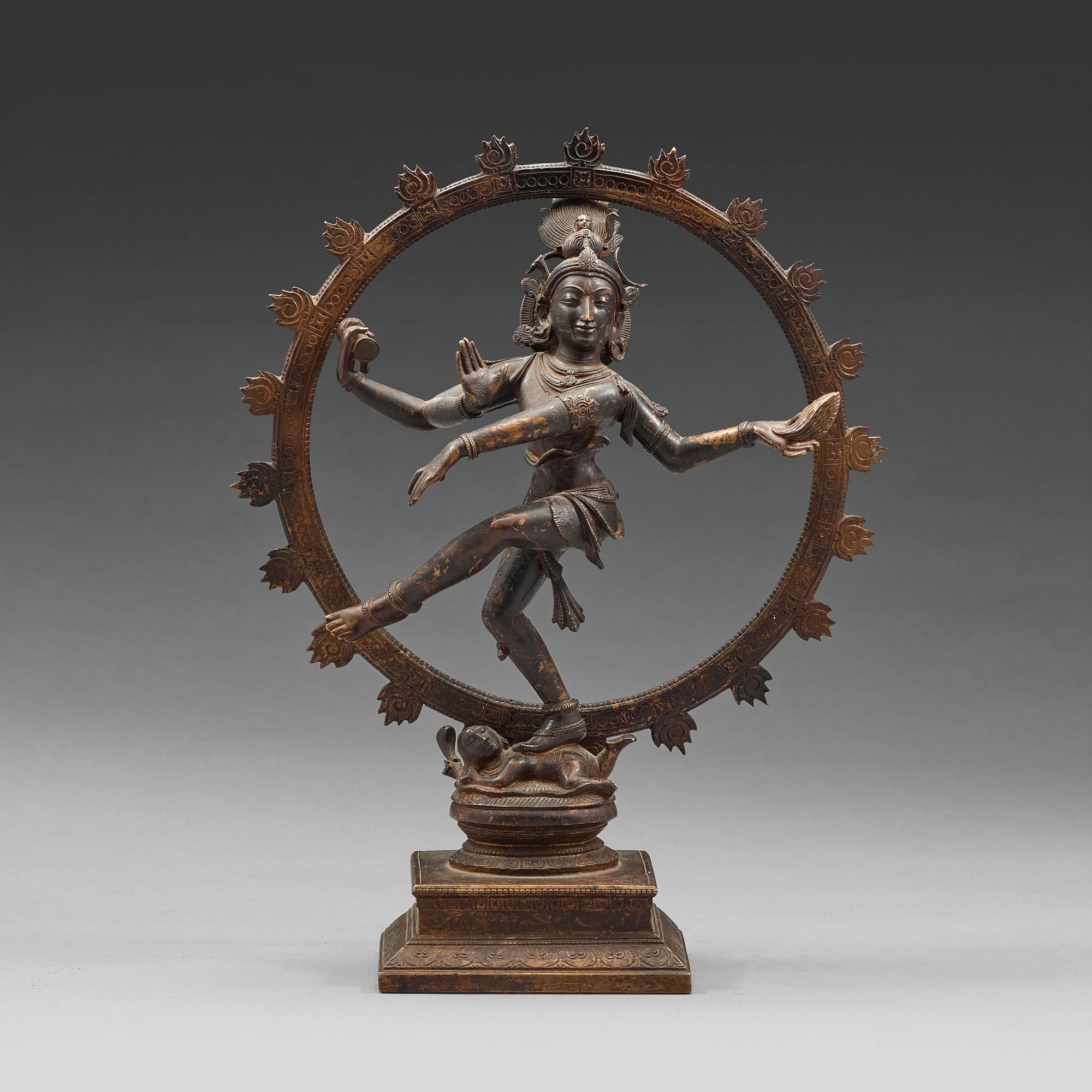 SKULPTUR, brons. Indien, tidigt 1900-tal.