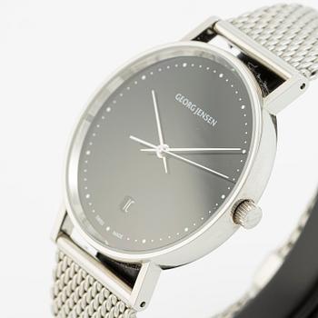 Georg Jensen, design Henning Koppel, wristwatch, 38.5 mm.