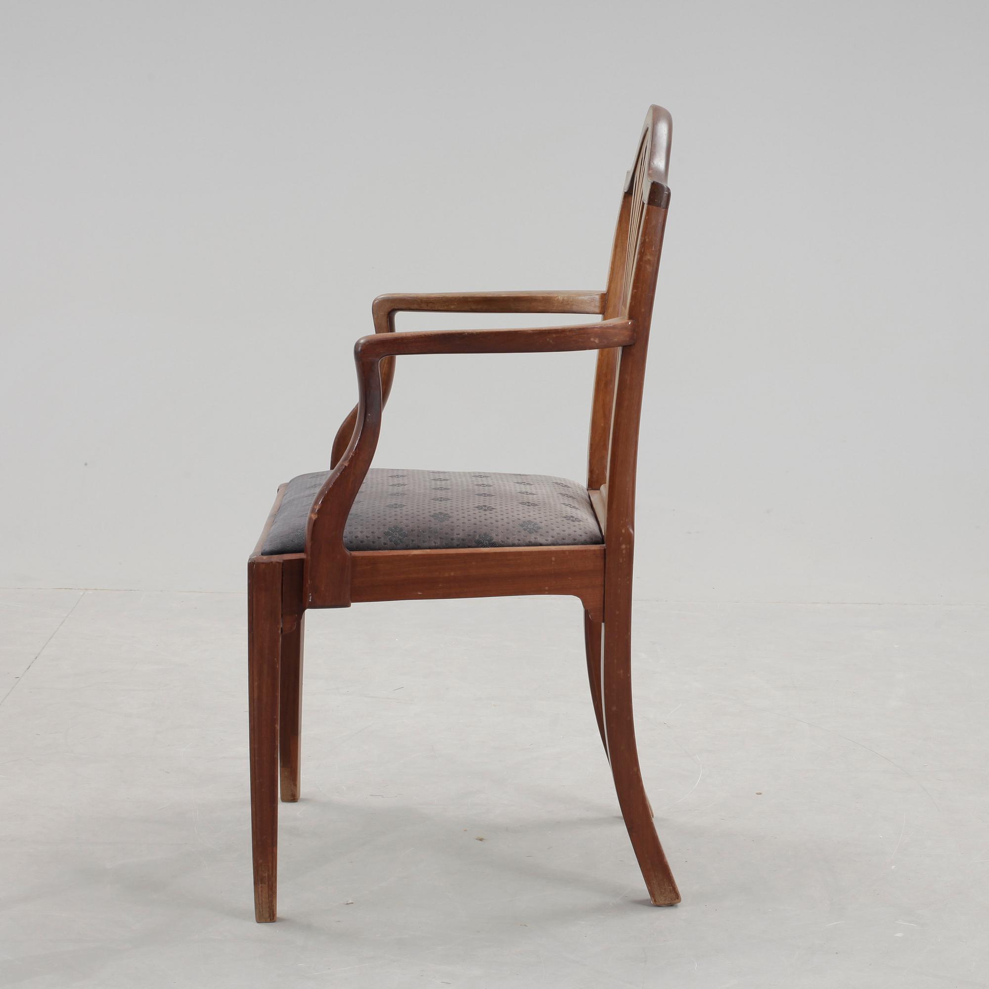 KARMSTOL, engelsk stil, 1900-tal.