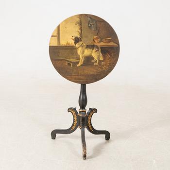 Folding table, late 19th century.