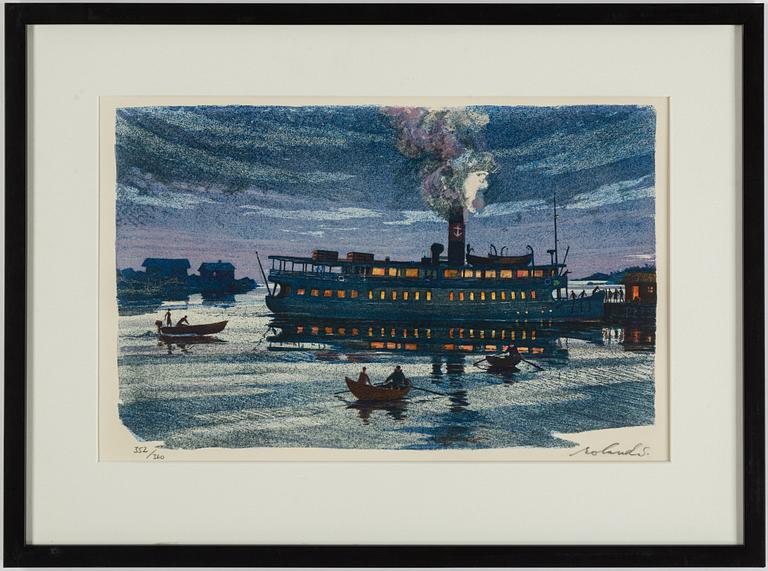 ROLAND SVENSSON, lithofgraph in colours, signed 352/360.