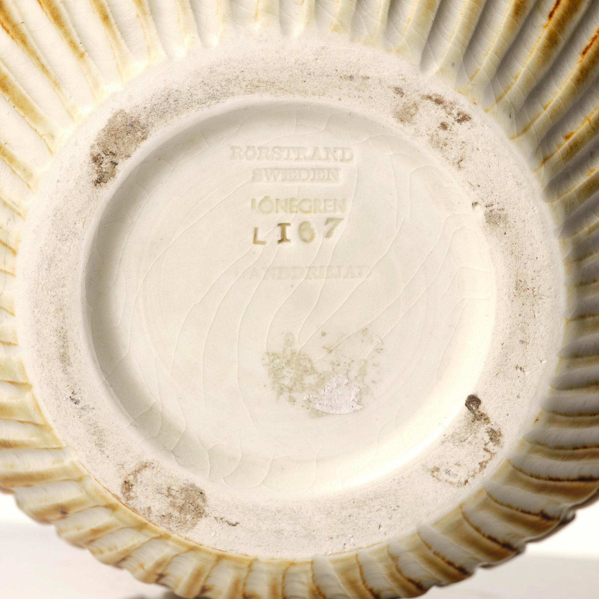 Gertrud Lönegren, a stoneware vase, Rörstrand, 1930s-40s.