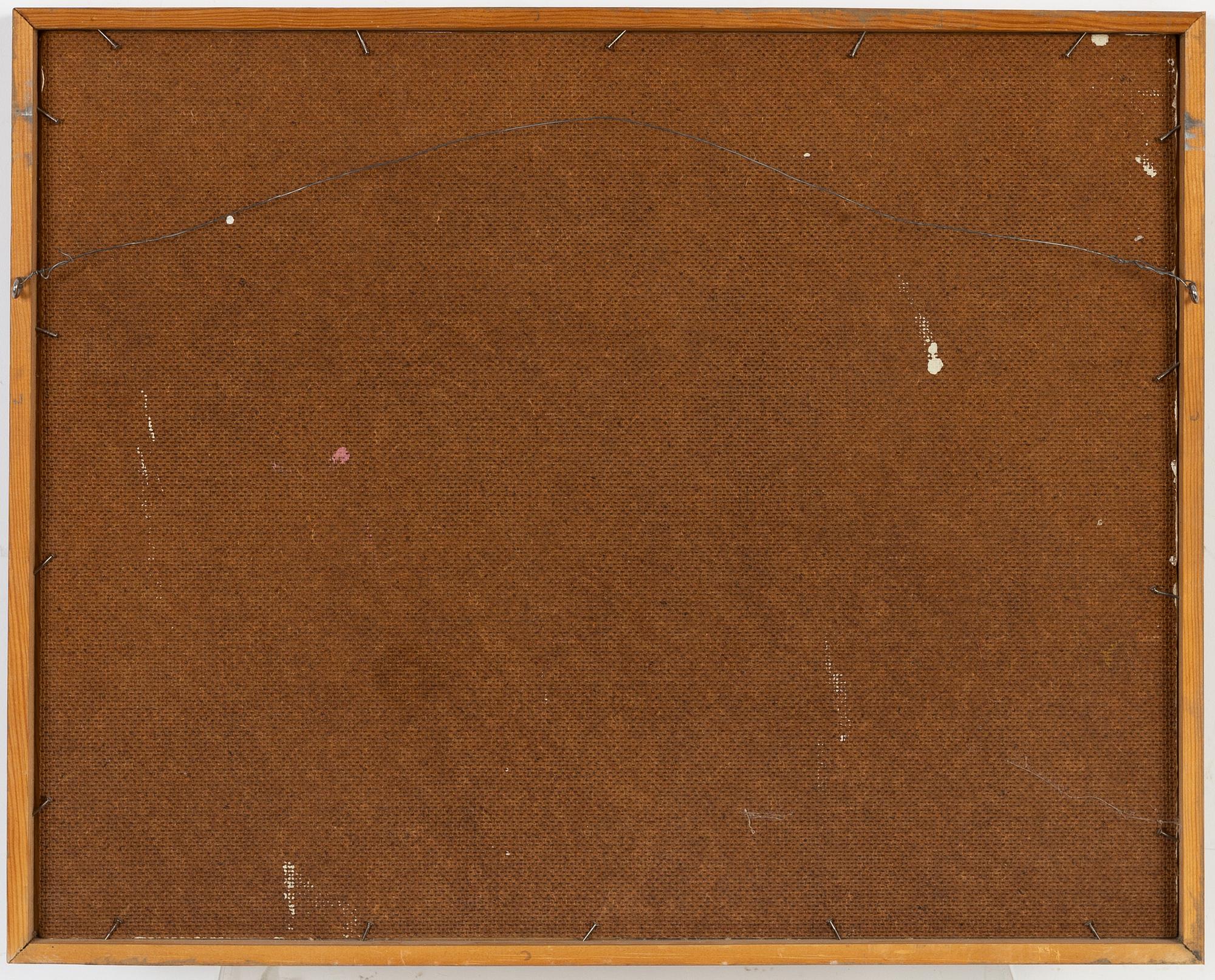 Martin Säflund, oil on panel, signed.